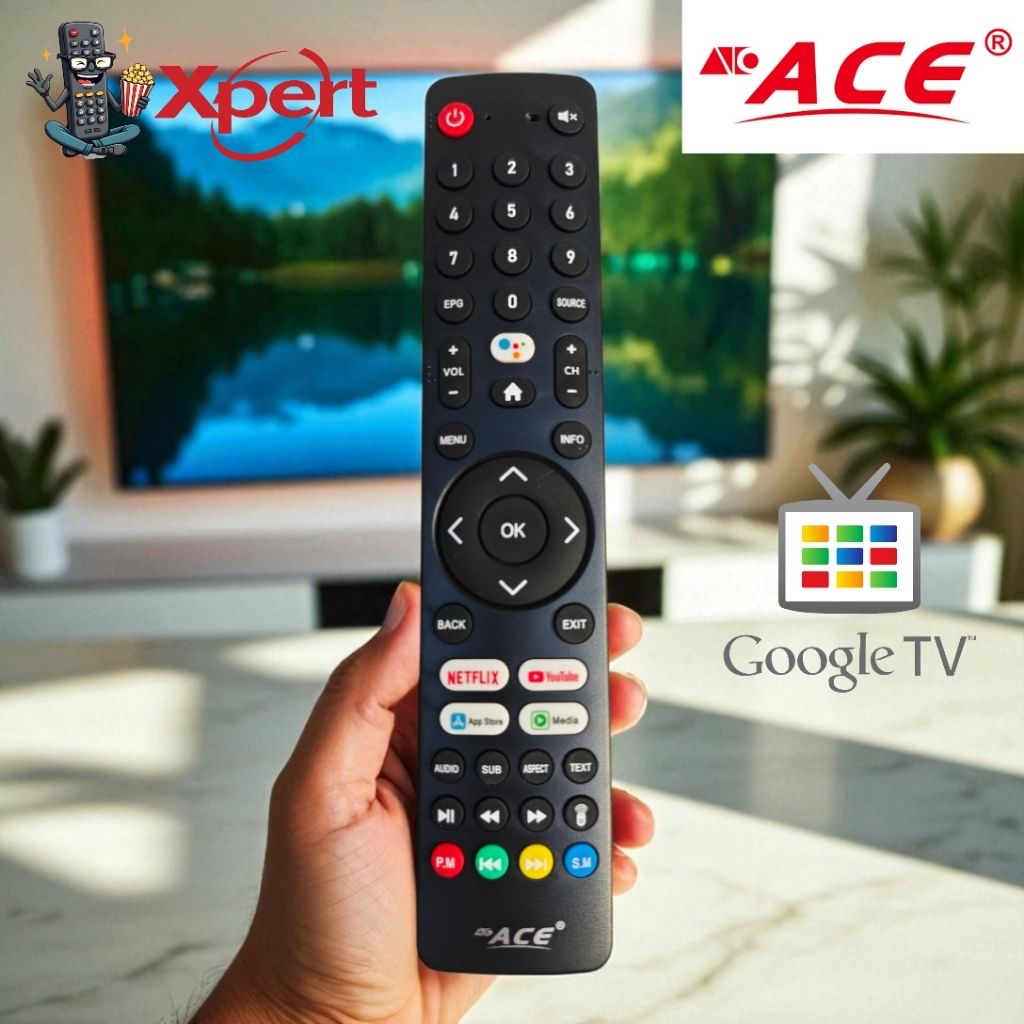 ACE SMART TV Remote Control for 43 to 85 TV DE1-L MODEL | Shopee ...