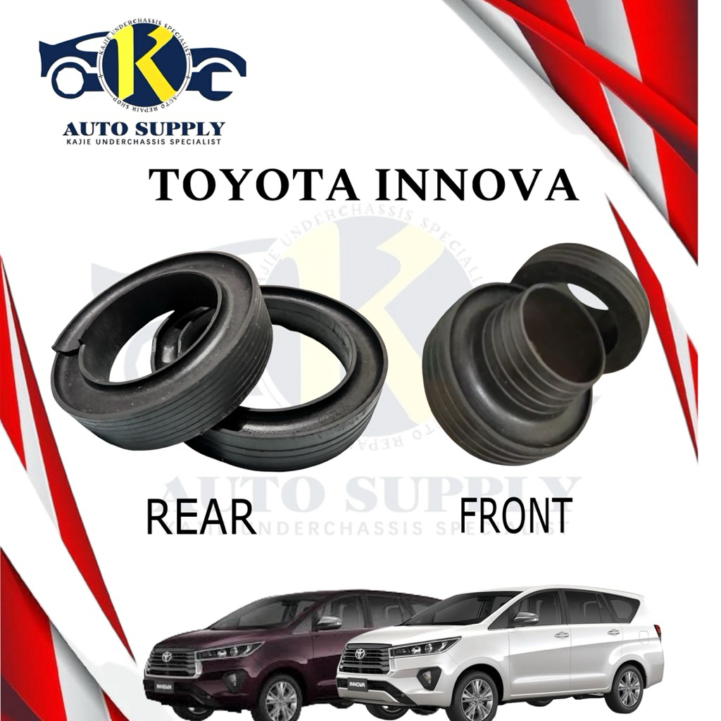 Toyota Innova Rubber Lifter Front & Rear heavy duty | All year model ...
