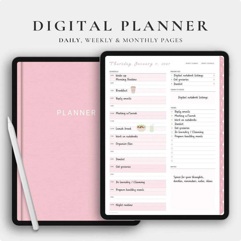 2025 Digital Planner, Digital Planner for iPad & Android, GoodNotes ...