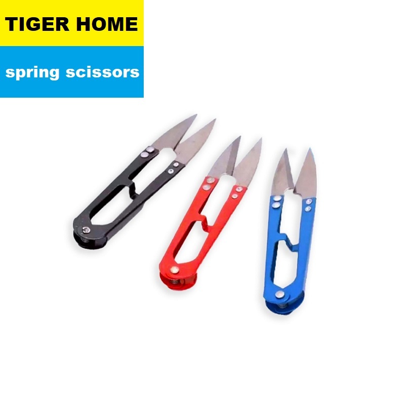 TIGER HOME Japanese Scissors #4510 Japanese Metal Wire Spring Scissors ...