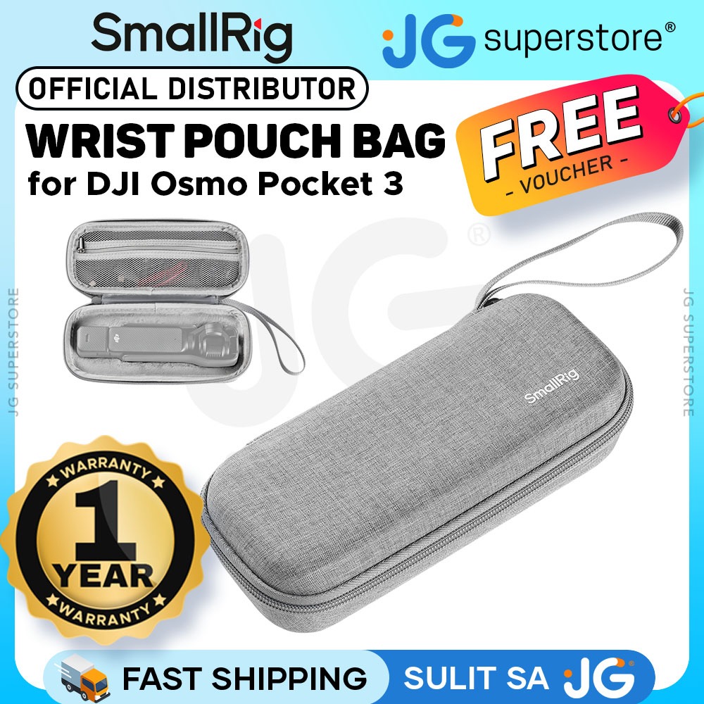 SmallRig Hard Shell Pouch Carrying Bag with Wrist Strap for DJI Osmo ...