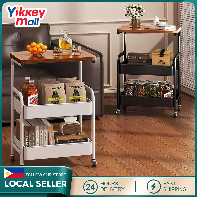 Trolley Cart Organizer Storage Shelf Moving Rack Multifunction Storage ...