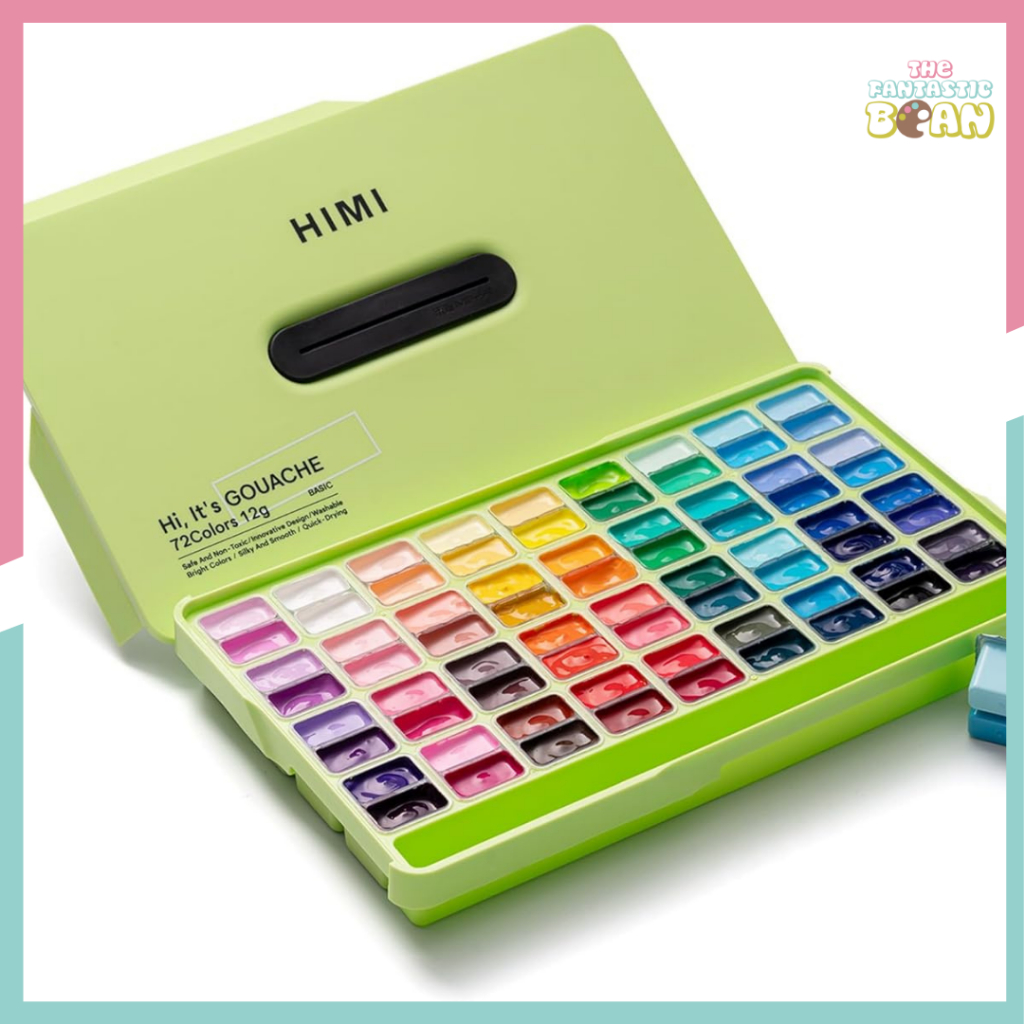 MIYA HIMI Twin Cup Jelly Gouache Paint Set 72 Colors X 12g Non 