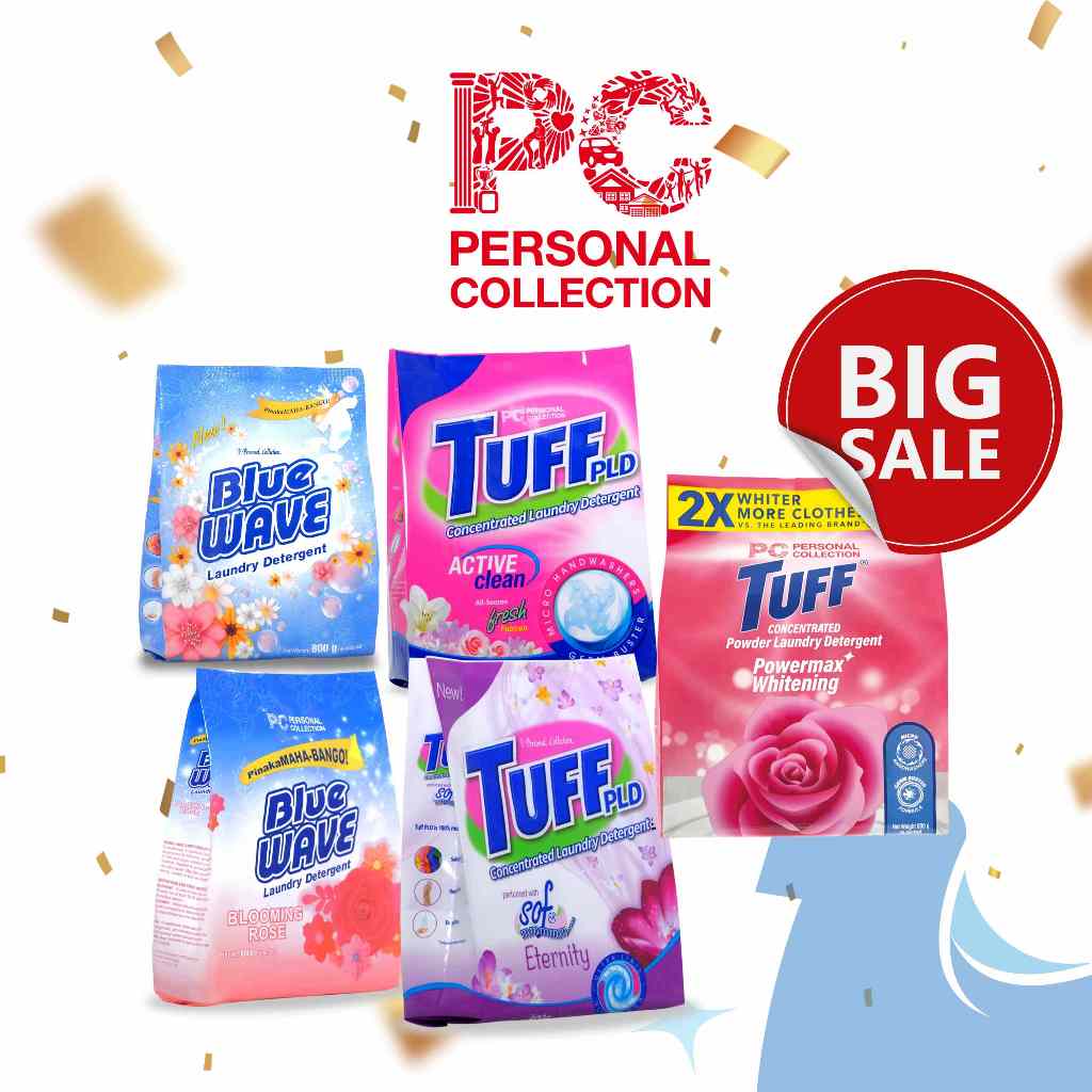PERSONAL COLLECTION Tuff & Blue Wave Concentrated Powder Laundry ...