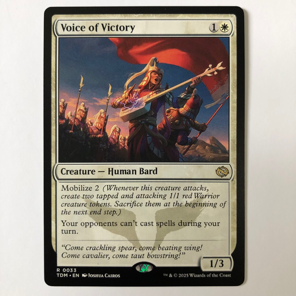 Playtest Card - Voice of Victory (TDM) | Shopee Philippines