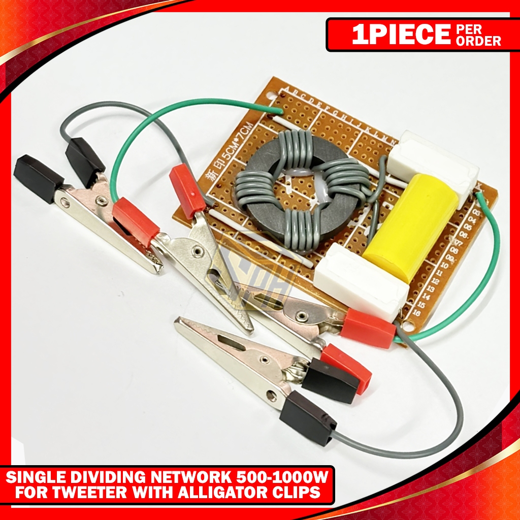 GS DIY Tweeter Single Dividing Network – Audio Crossover with Alligator ...