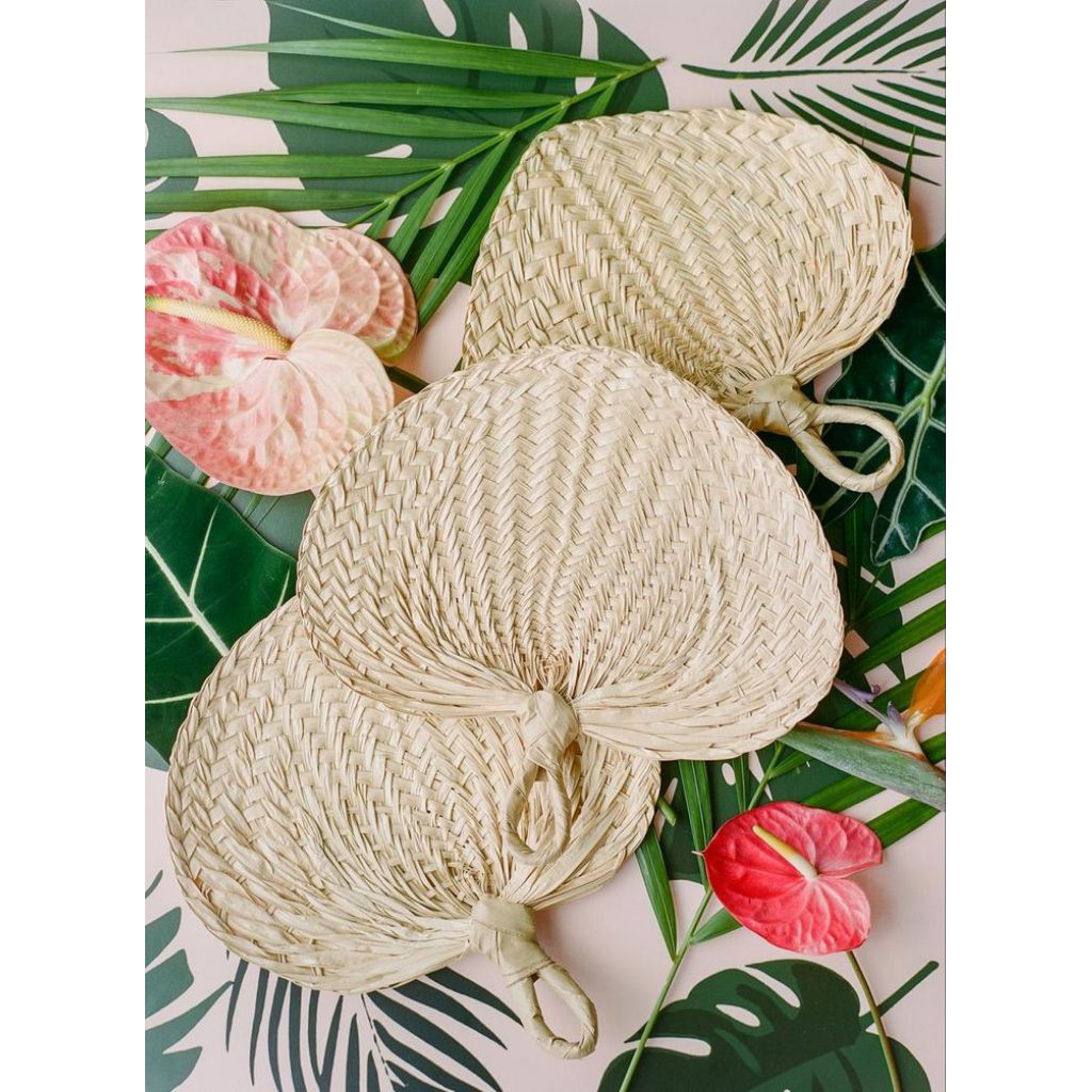 12pcs Native Pamaypay Abaniko or Filipino fan made from Buri for ...