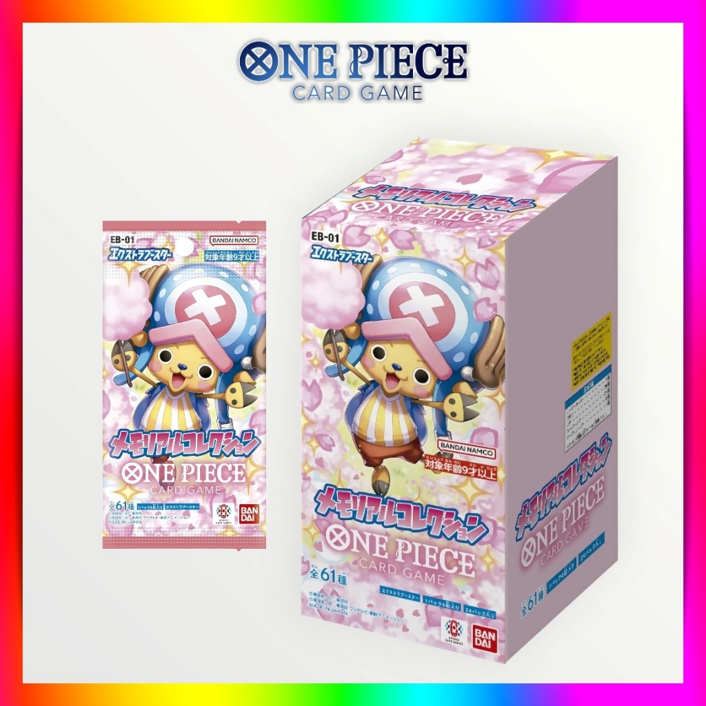 BANDAI ONE PIECE Extra Booster Memorial Collection EB-01 TCG JAPAN  OFFICIALDirect from Japan | Shopee Philippines