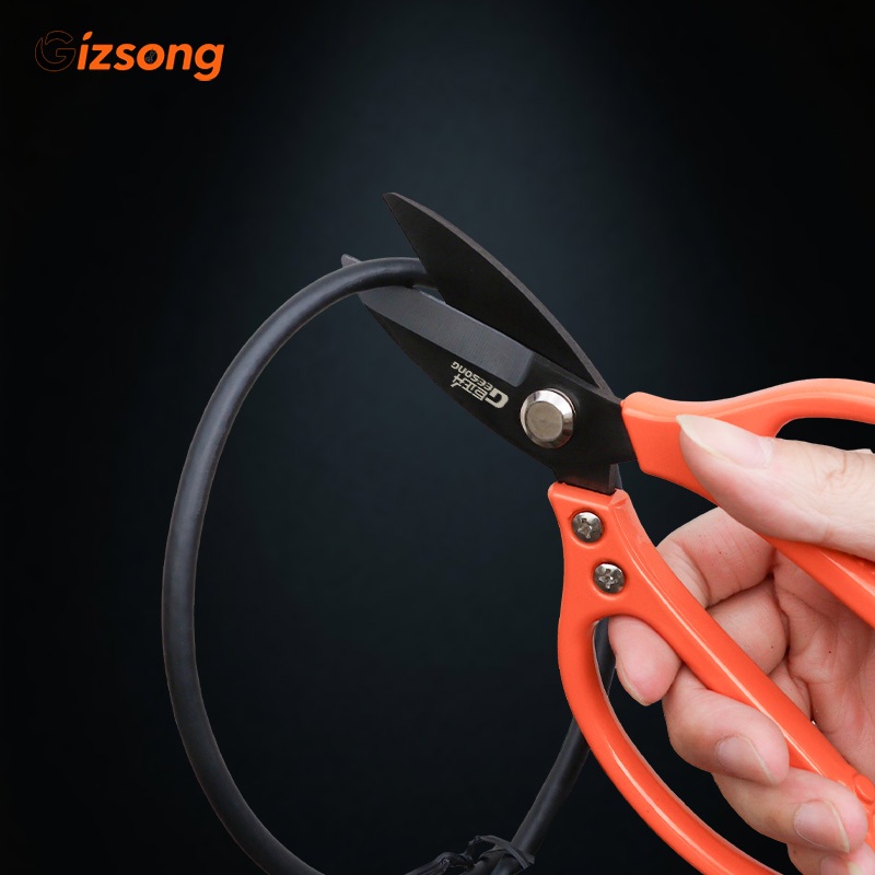 Gizsong Stainless steel sk5 kitchen power scissors short mouth kill ...