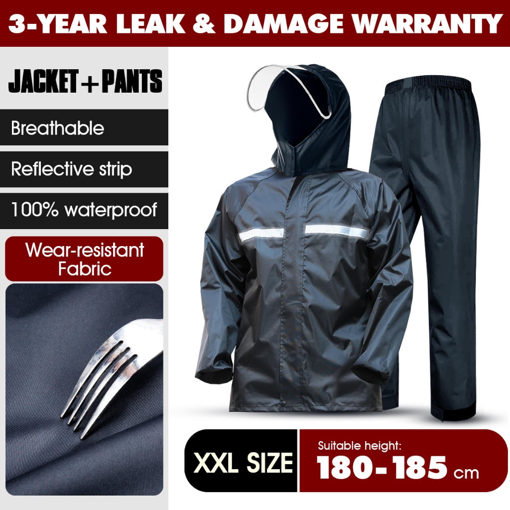 Rain Coat For Motorcycle Waterproof Motor Bicycle Outdoor Raincoat Men  Motorbike Rain Suit