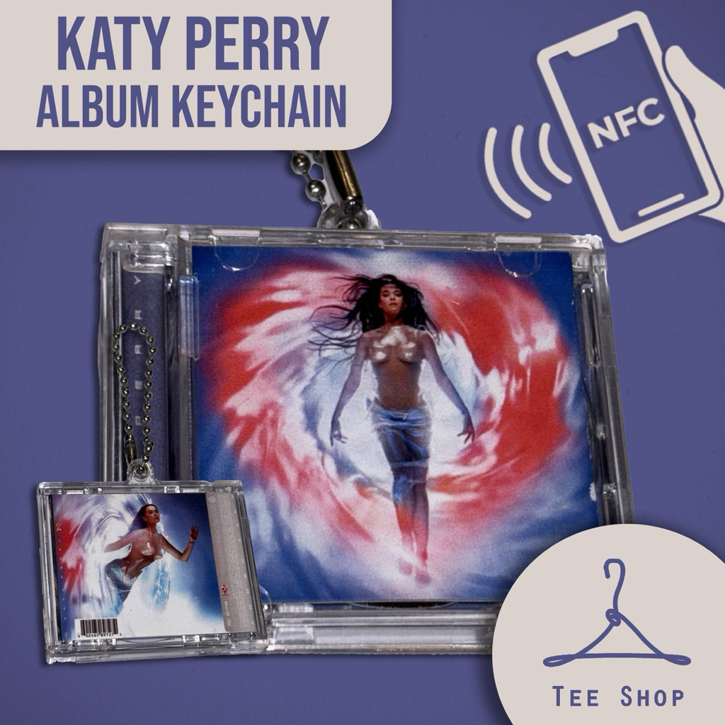 Katy Perry Mini Album acrylic Keychain NFC Enabled (Spotify) | Shopee ...