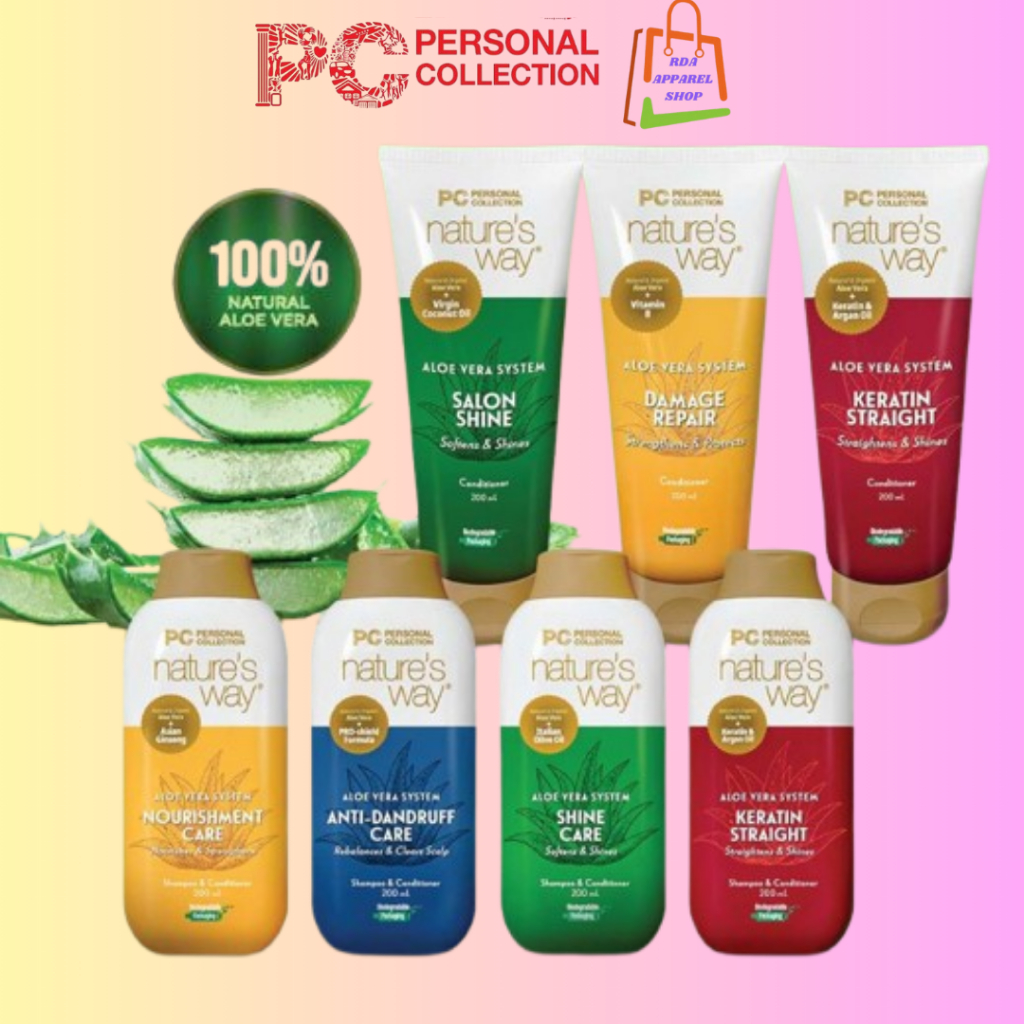 PC Nature’s Way Aloe Vera System Shampoo and Conditioner 200 ML ...