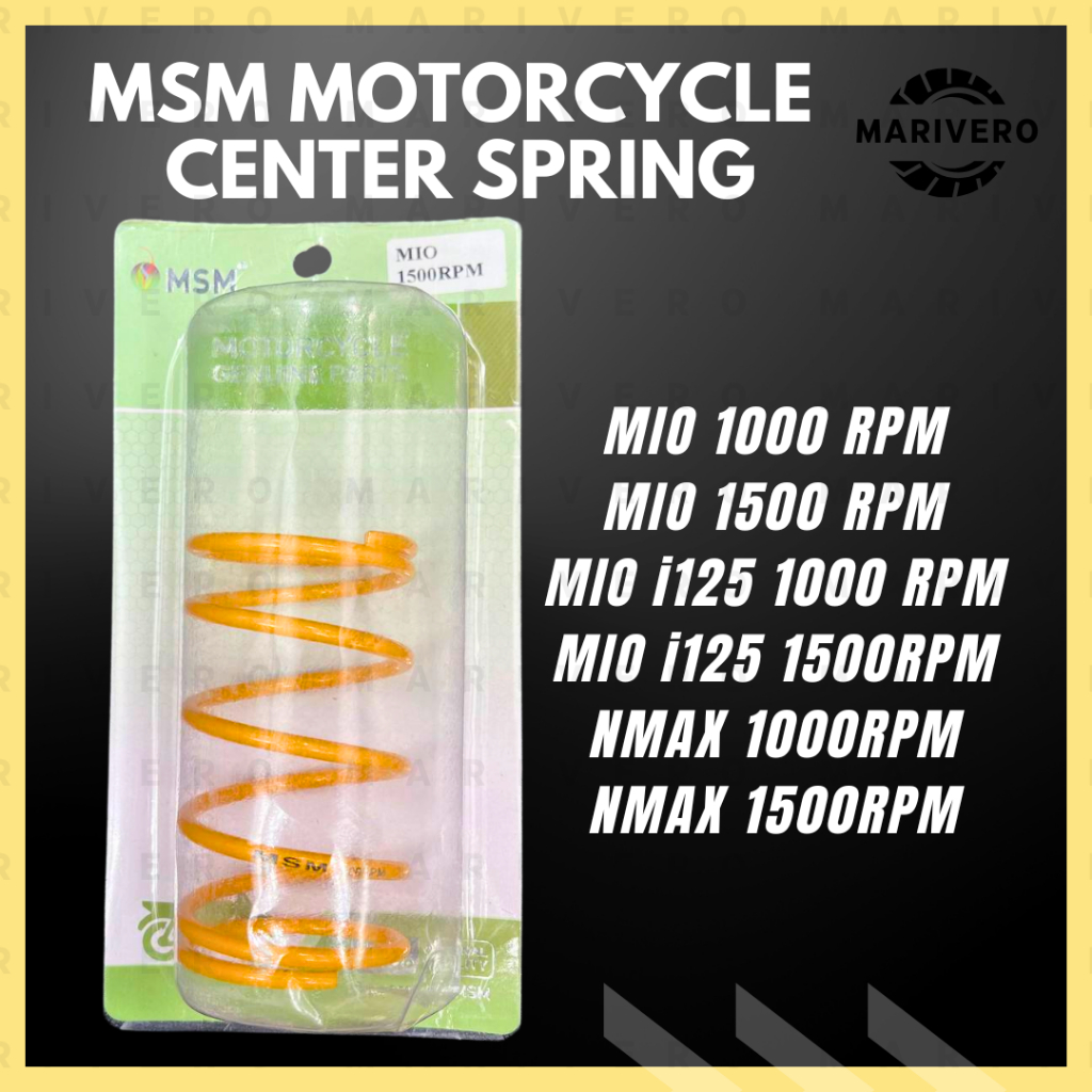 MSM Motorcycle Center Spring For Mio, Mioi125, NMAX 1000RPM/1500RPM ...