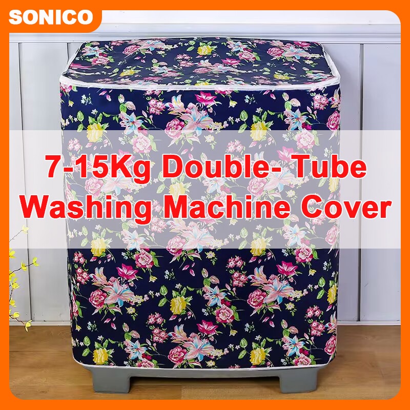 Washing Machine Cover Double Tub Topload Sunscreen Waterproof Top ...