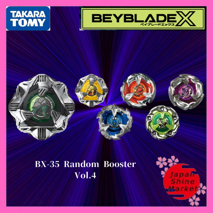 BEYBLADE X BX-35 Random Booster Vol.4 【Ready Stock】 | Shopee Philippines