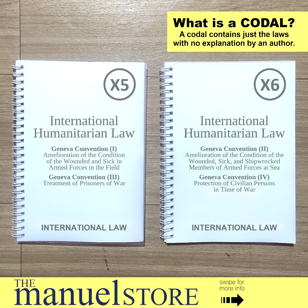 Notebook Codal (2025) International Humanitarian Law - 1949 Geneva ...