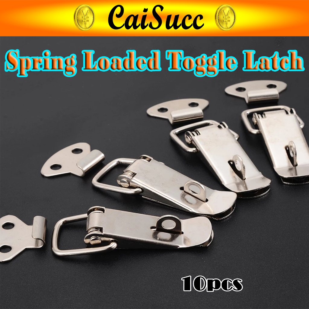 10-Piece Spring Toggle Latch Set Toggle Cold-Rolled Steel Lock Clasp ...