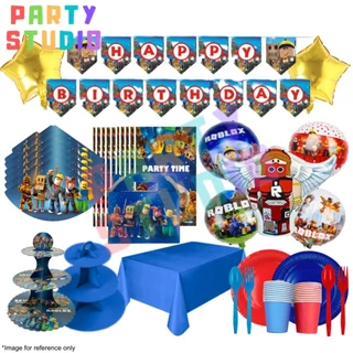 Roblox Gaming Birthday Balloons – 5-Piece Foil Balloon Set For Roblox Theme Parties