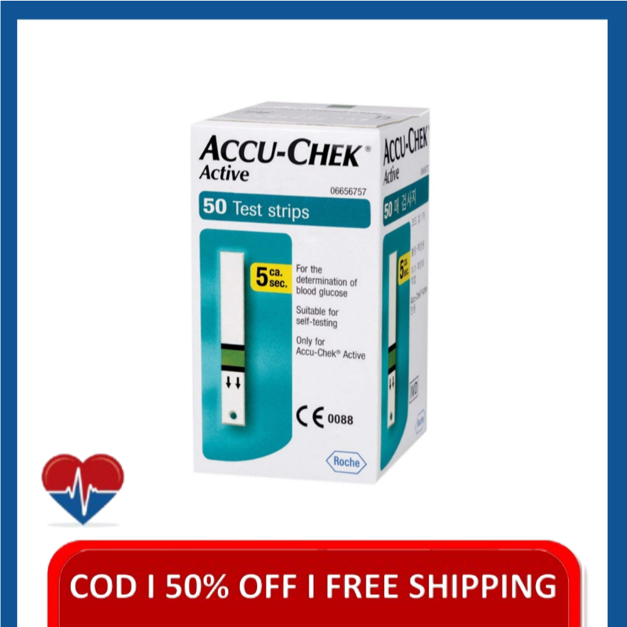 Accu Active Test Strips 10s oir 50s or Accu Active Glucometer Machine ...