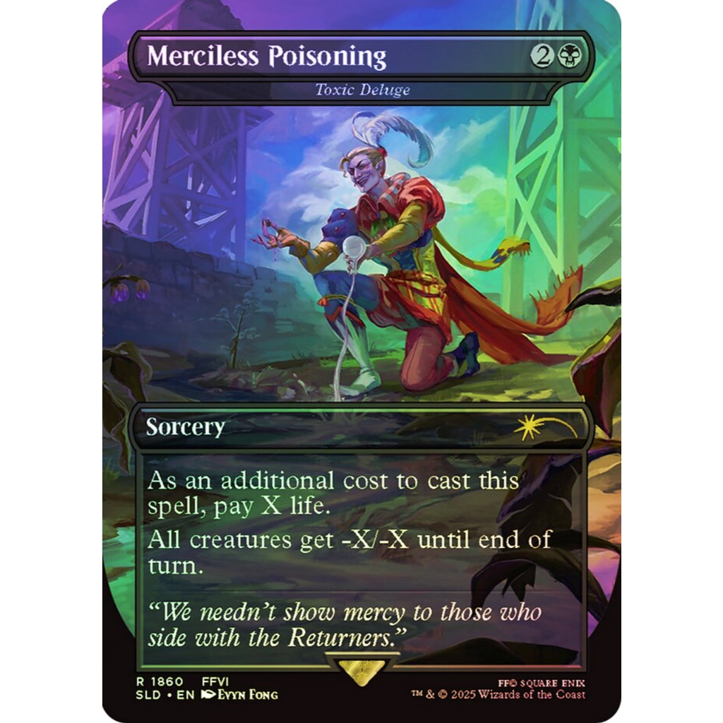 Merciless Poisoning Final Fantasy SLD MTG Magic The Gathering | Shopee  Philippines