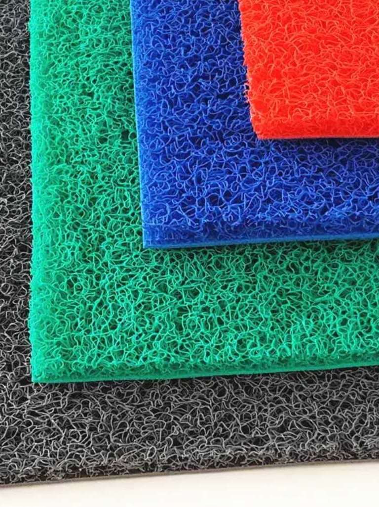PVC Coil Mat Rubber Matting Floor Carpet Soft Rubber Spaghetti Matting ...