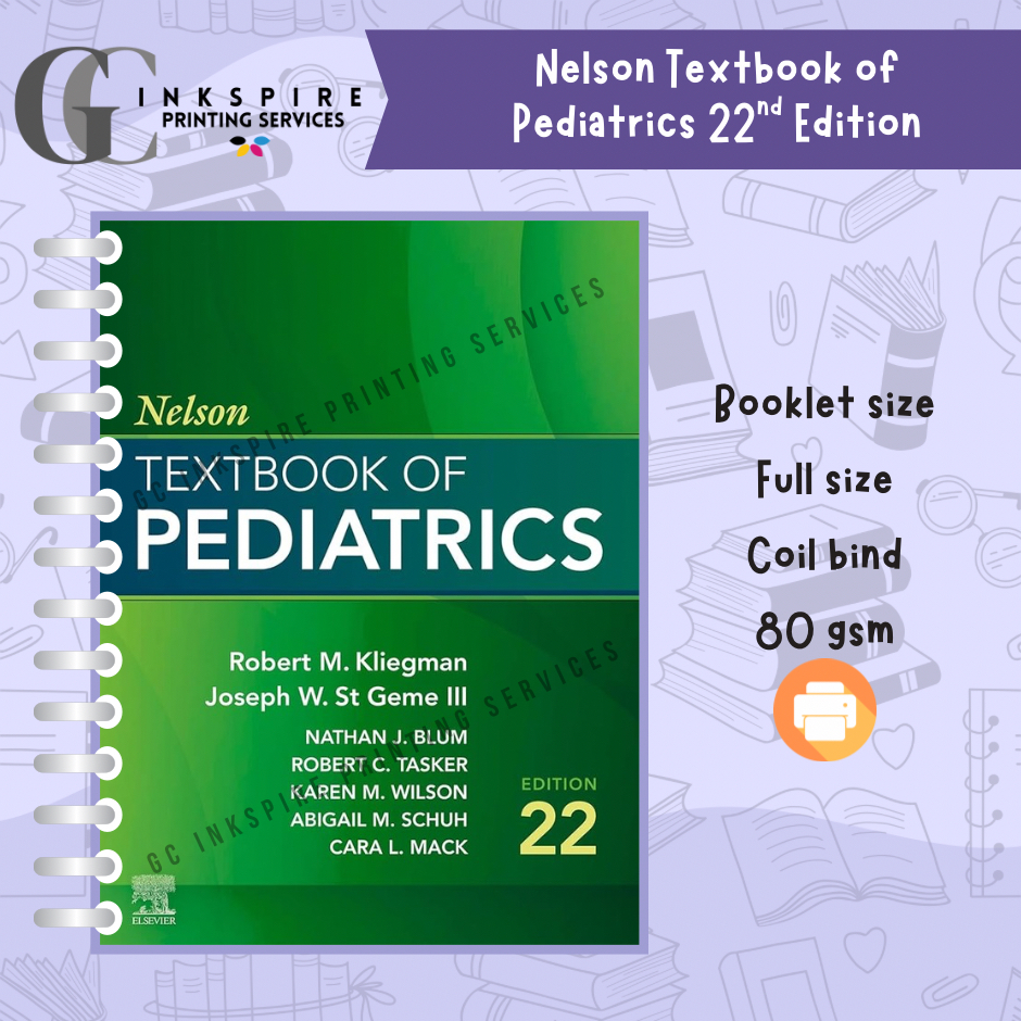 Nelson Textbook of Pediatrics 22nd Edition Volume 1 and 2 | Shopee