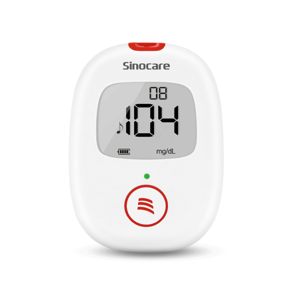 SINOCARE SAFE AQ VOICE GLUCOMETER ONLY | Shopee Philippines