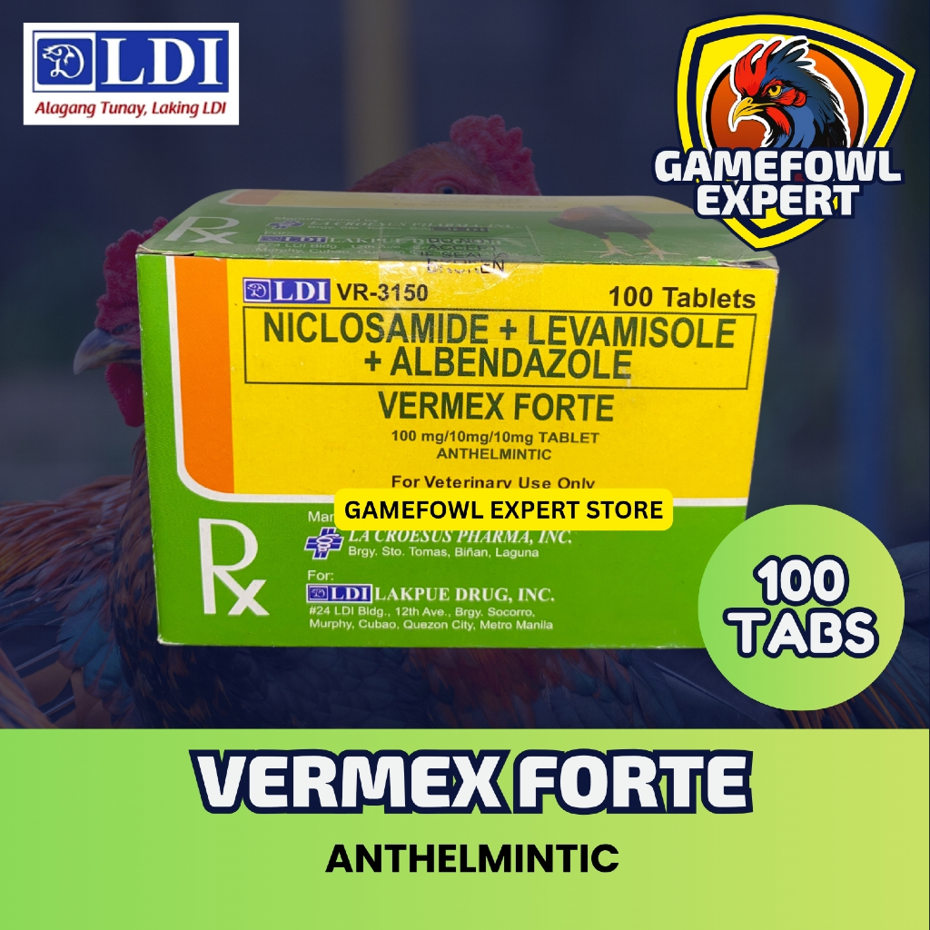 Vermex Forte 100 Tablets | Shopee Philippines