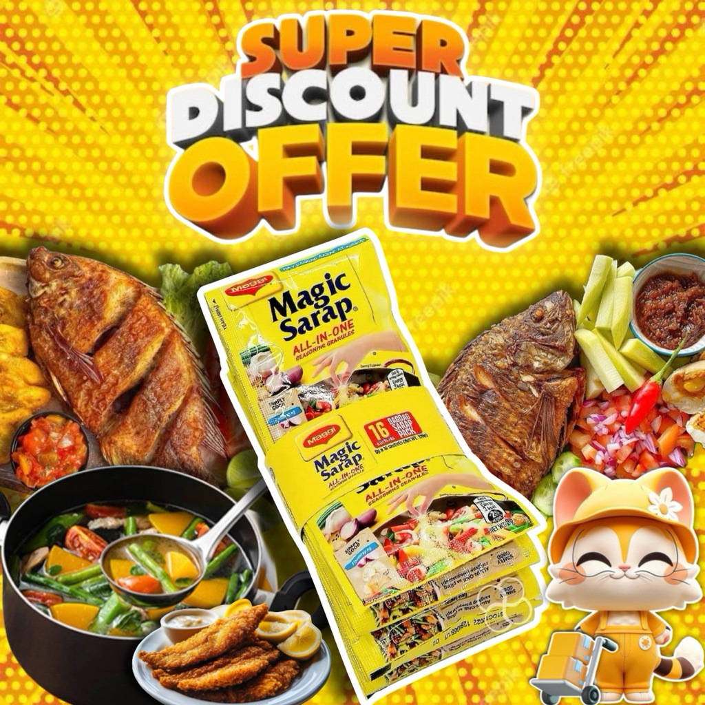 Maggi Magic Sarap All-In-One Seasoning Granules 8g x 16S | Shopee ...