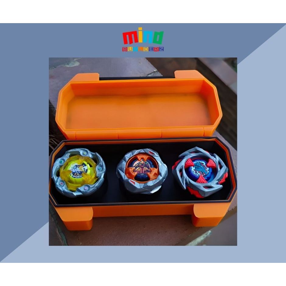 3 slots Beyblade X Rugged Box V2 Storage Case Deck | Shopee Philippines