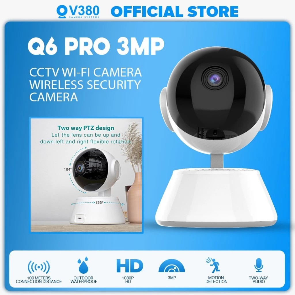 BUY 1 TAKE 1 V380 Pro CCTV Camera Wi-Fi Connect To Cellphone 1080p ...