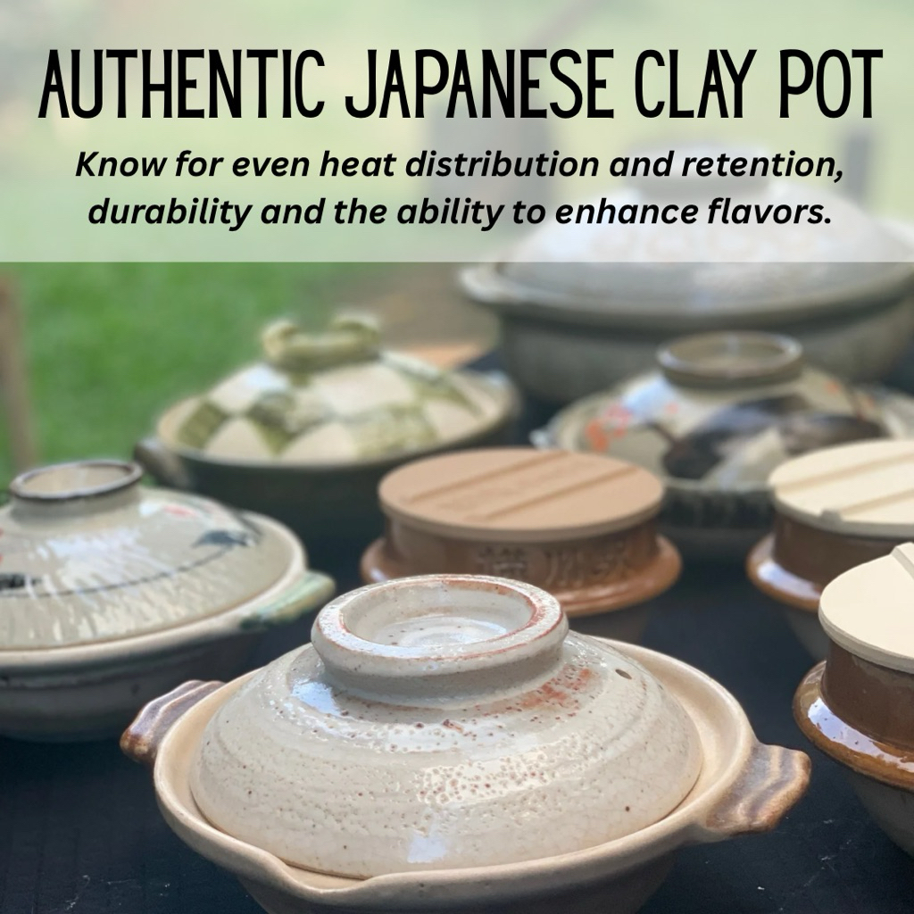 Authentic Japan Clay pot Palayok Cookware Earthenware Japanese Claypot ...