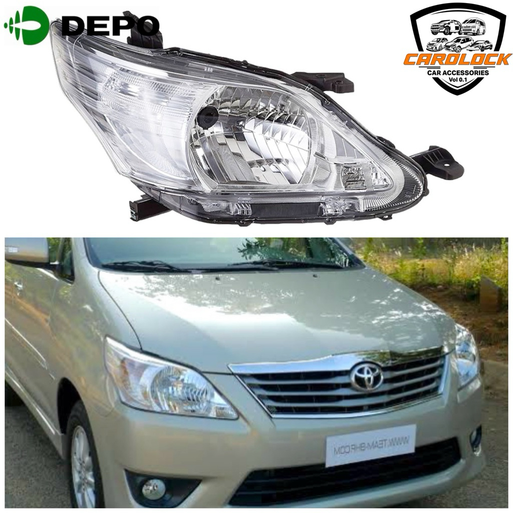 Toyota Innova 2012 2013 2014 2015 Head Light Assembly Left | Shopee ...