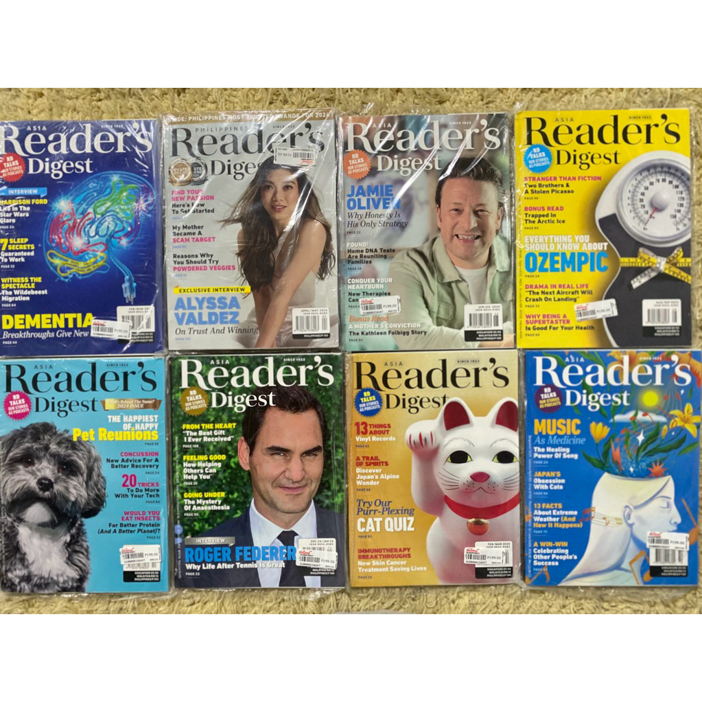 Reader's Digest February 2024 - February 2025 | Shopee Philippines