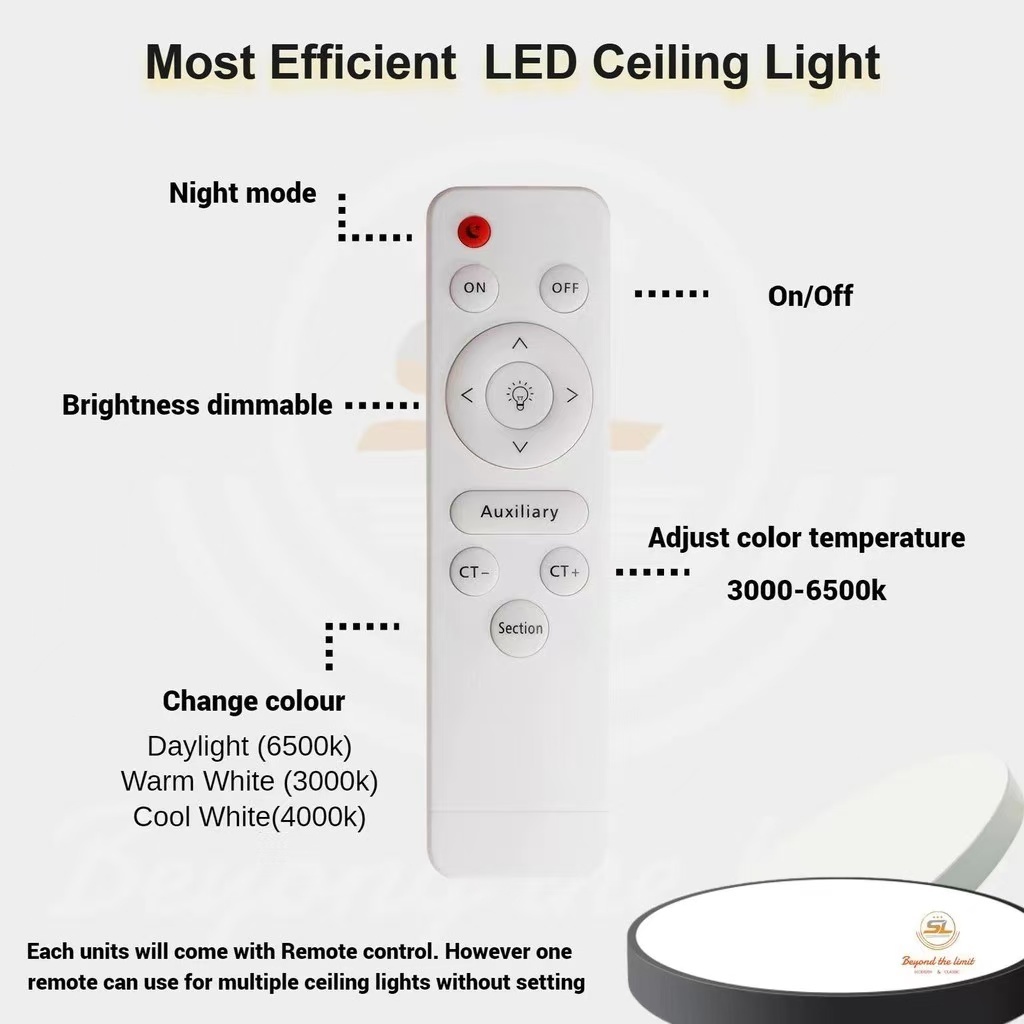 LED remote control three color dimming universal remote control ...