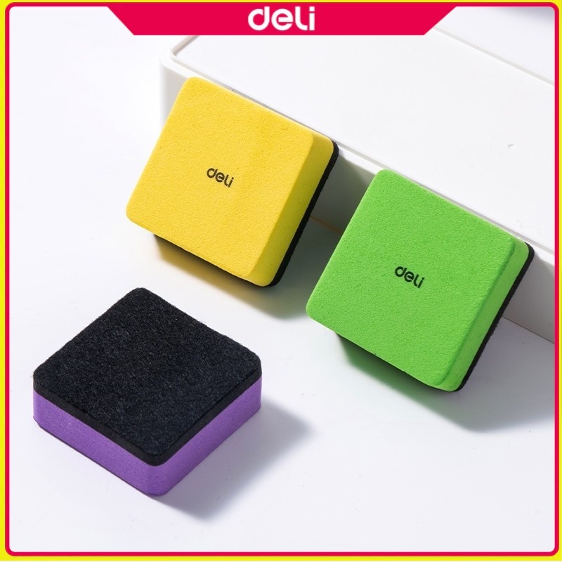 Deli Whiteboard Eraser EVA Eraser 51.5*51.5*24mm Mixed EV171 | Shopee ...
