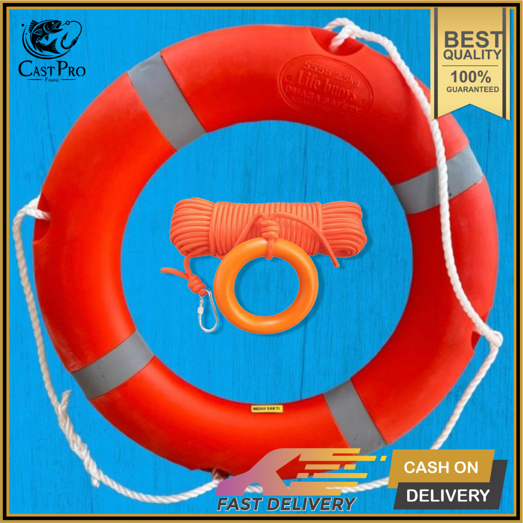 1PCS Life Ring 2.5KG Safety Swimming Life Ring Buoy Rescuer Vest Sports ...