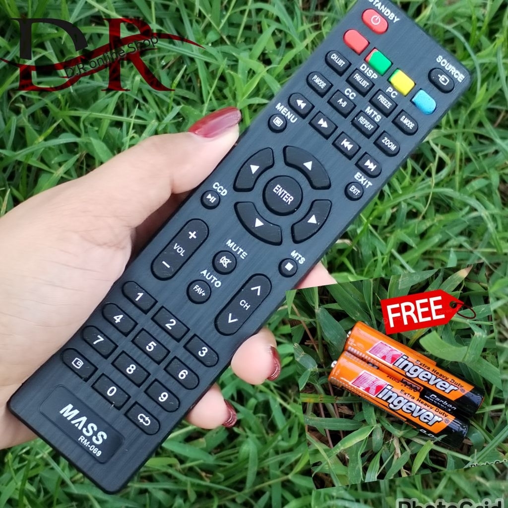 Mass RM-069 LED TV Remote Control | Shopee Philippines