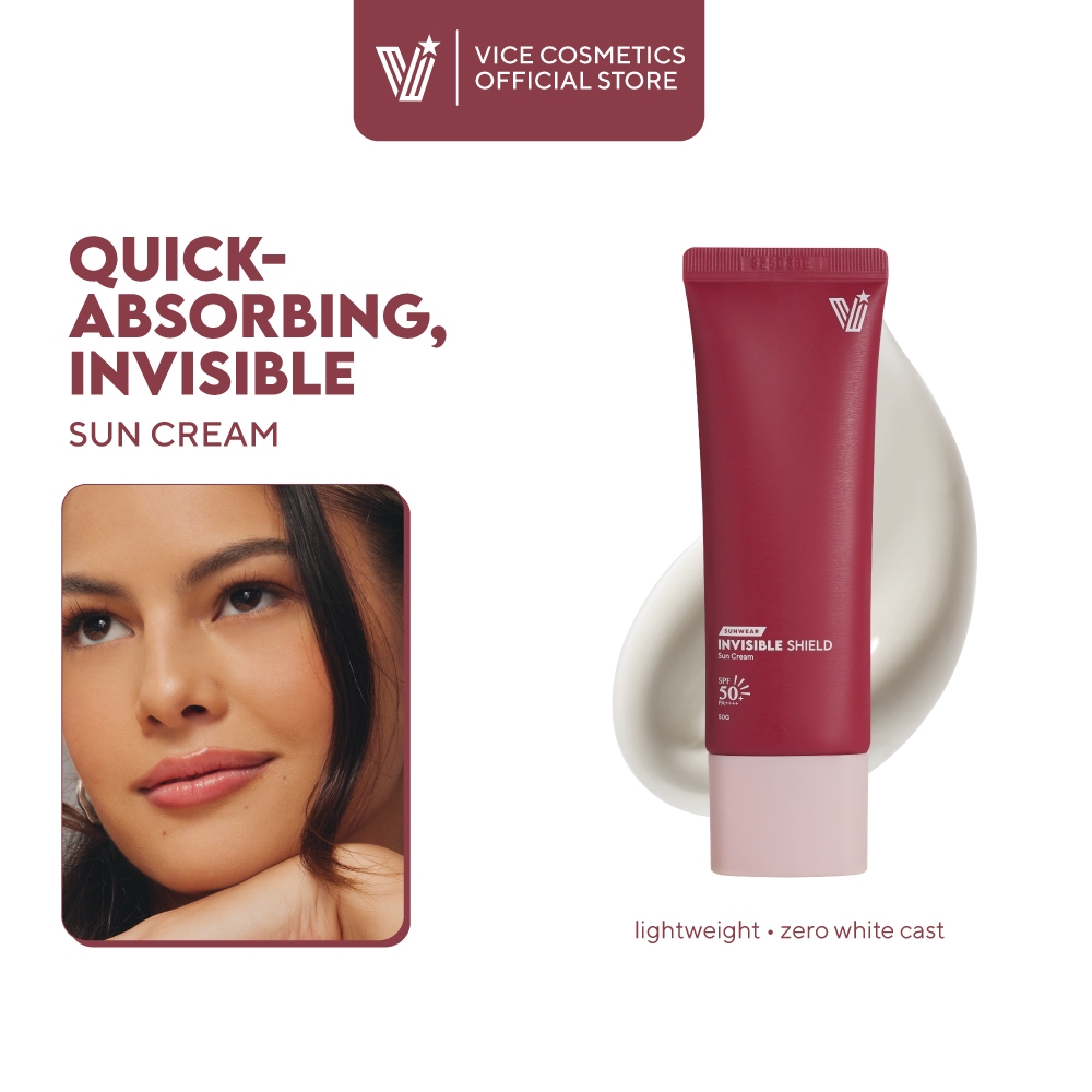 VICE CO. SUNWEAR Invisible Shield Sun Cream SPF 50+ PA++++ | Shopee ...
