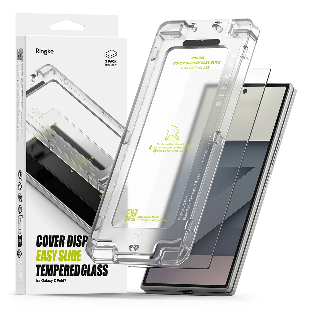 Ringke Cover Display Tempered Glass Screen Protector for Samsung Galaxy ...
