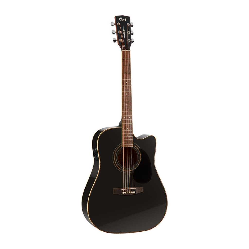 Cort AD880CE Dreadnought Cutaway Acoustic Guitar With EQ and Bag ...