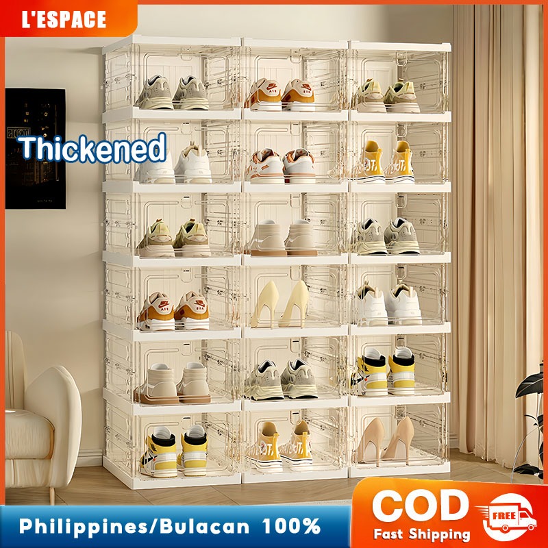 Multi-Layer Foldable Shoe Rack cabinet Organizer shelf shoe storage ...
