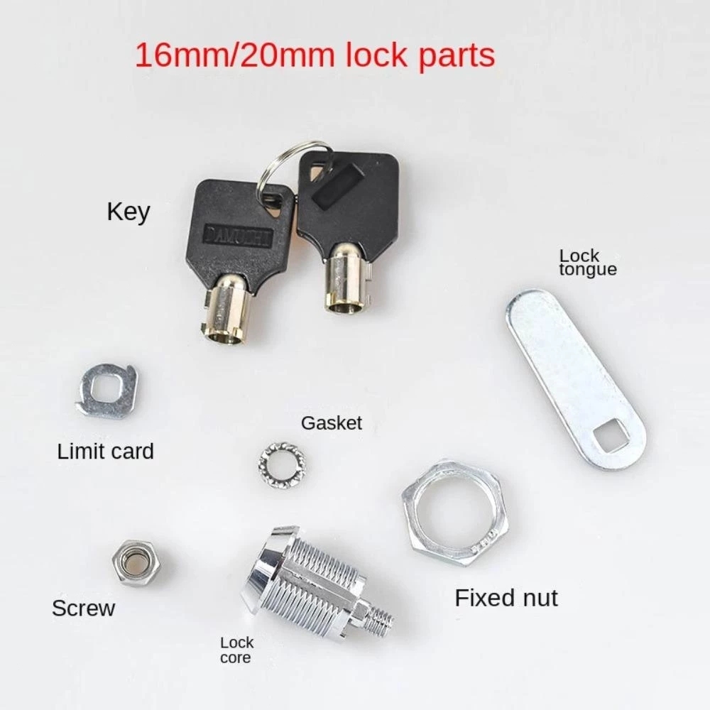 Dual-Key Security Cam Lock Set – Heavy-Duty Coin Box Locks for Piso ...