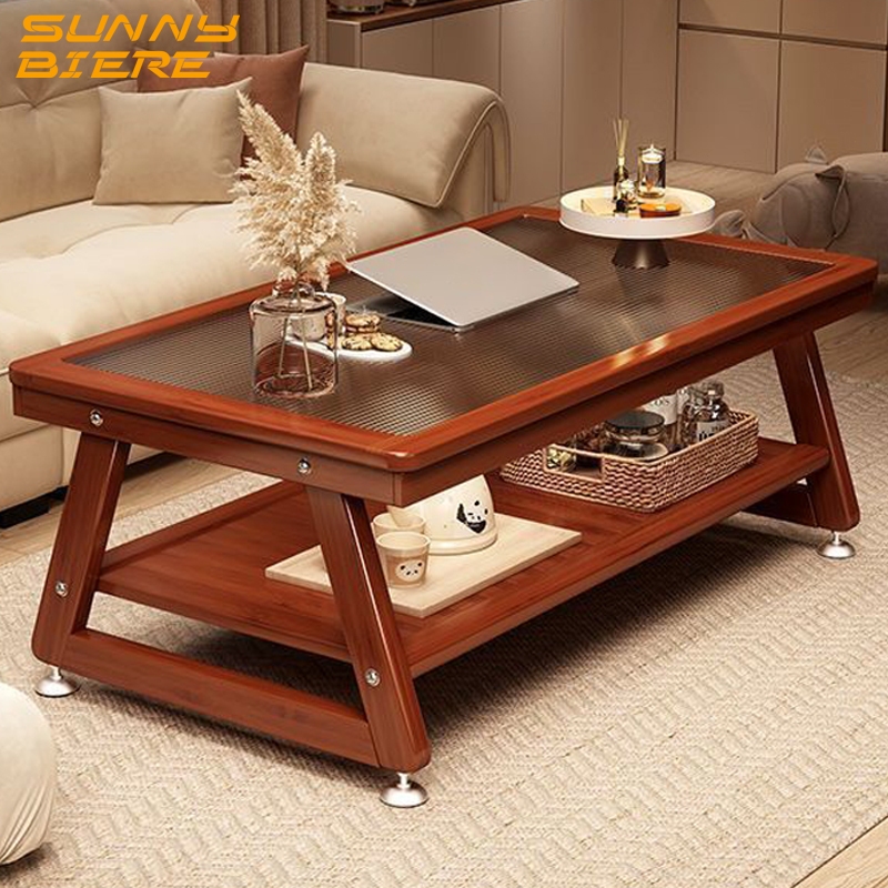 Center Table Coffee Table Folding Table Bamboo Side Table square ...