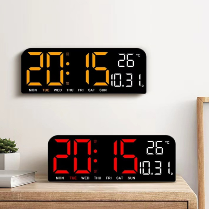 (0707) LED Digital Wall Hang And Display Stand Clock With Timer ...
