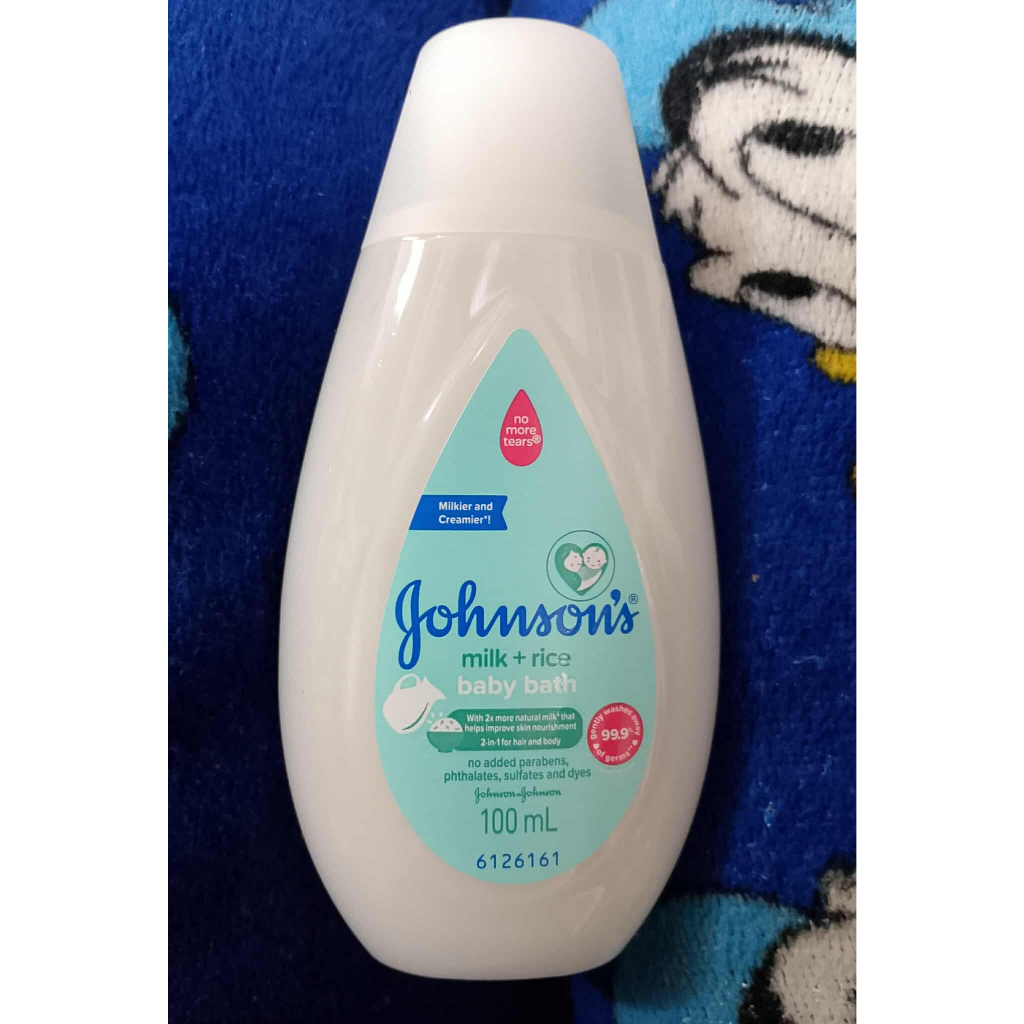 Johnson's Milk + Rice Baby Bath 100ml | Shopee Philippines