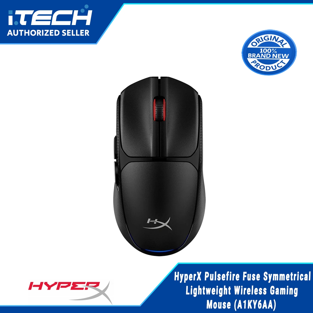 HyperX Pulsefire Fuse – Mouse Gaming Wireless Leggero Da 75g, Fino A 85 Ore Di Autonomia E Sensore Fino A 12K DPI - 6
