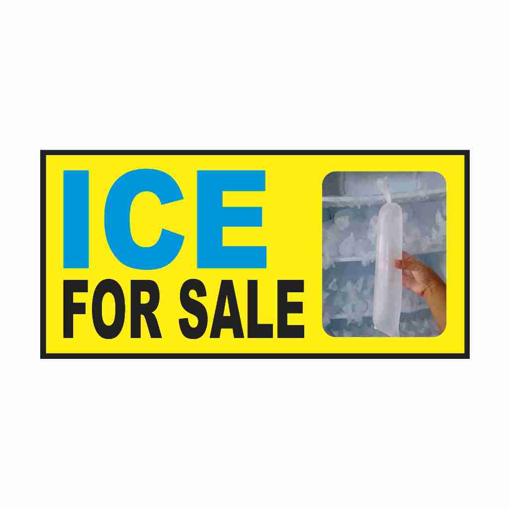 Shop signage ice for sale for Sale on Shopee Philippines
