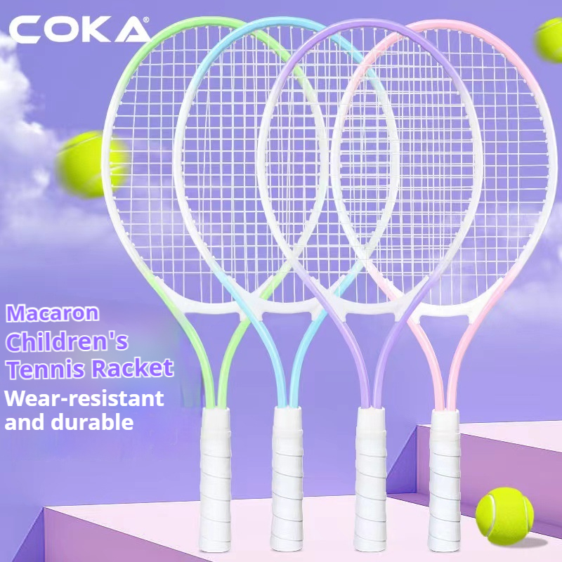 Children's Tennis Racket For Kid Aged 6-12 Single Tennis Racket With ...