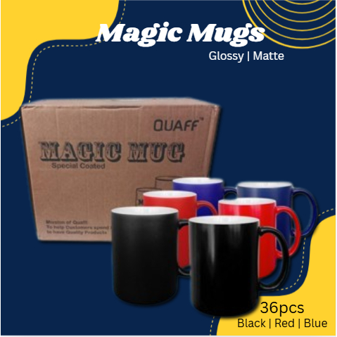 QUAFF 11oz Heat-Sensitive Color Changing Mug Blanks | Sublimation ...